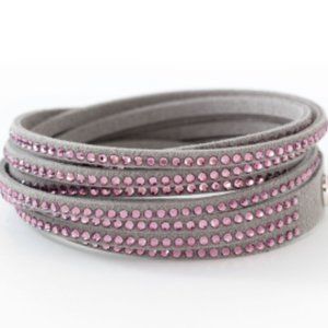 Swarovski Crystal Touchstone Wrap Bracelet -- Iris